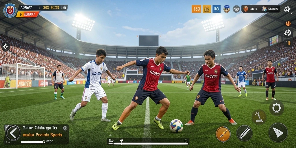 Tampilan gameplay seru ADAM77 yang penuh aksi.