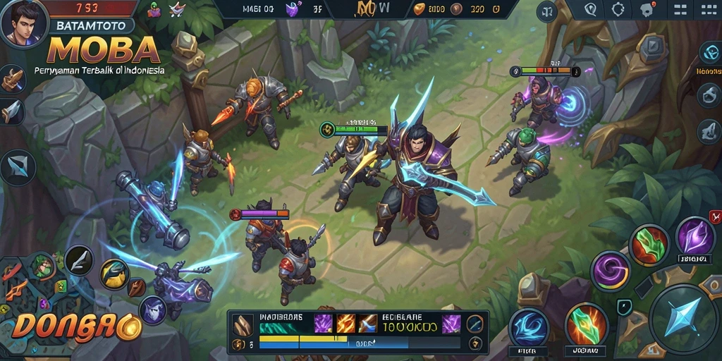 Screenshot gameplay seru dari BATAMTOTO saat pertarungan intens.