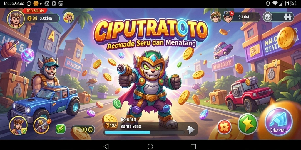 Screenshot menunjukkan gameplay seru dari CIPUTRATOTO dengan berbagai tantangan.