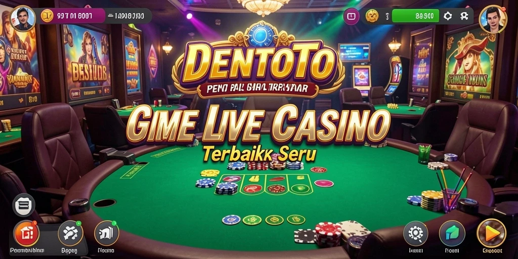 Tampilan gameplay menarik dalam DENTOTO Live Casino yang mengasyikkan.