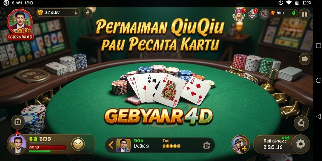 Tampilan gameplay QiuQiu yang seru dan menarik di GEBYAR4D.