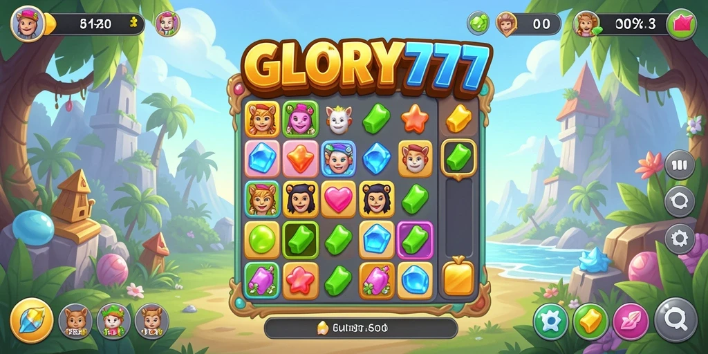 Tampak menawan dari gameplay <strong>GLORY777</strong> yang penuh warna.
