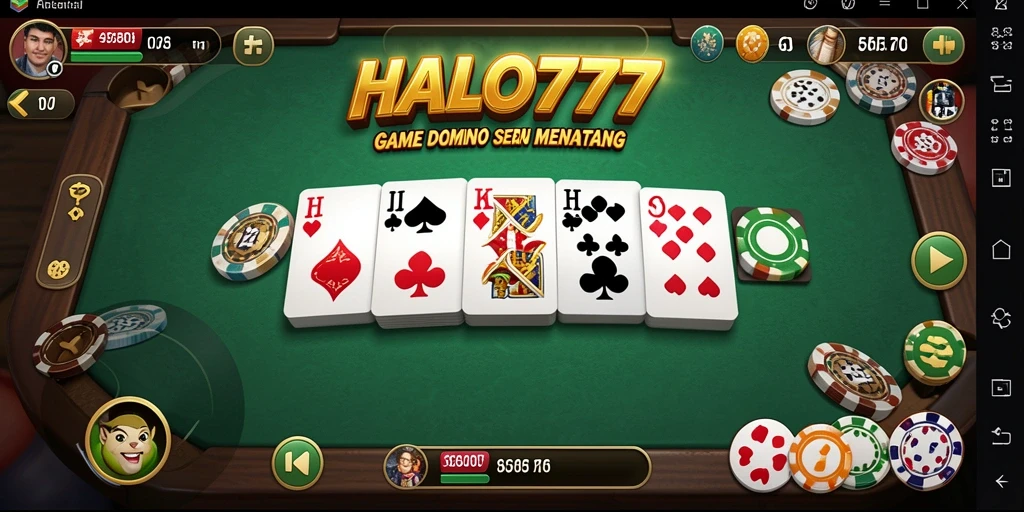 Gameplay menarik HALO777 yang menampilkan serunya permainan Domino.