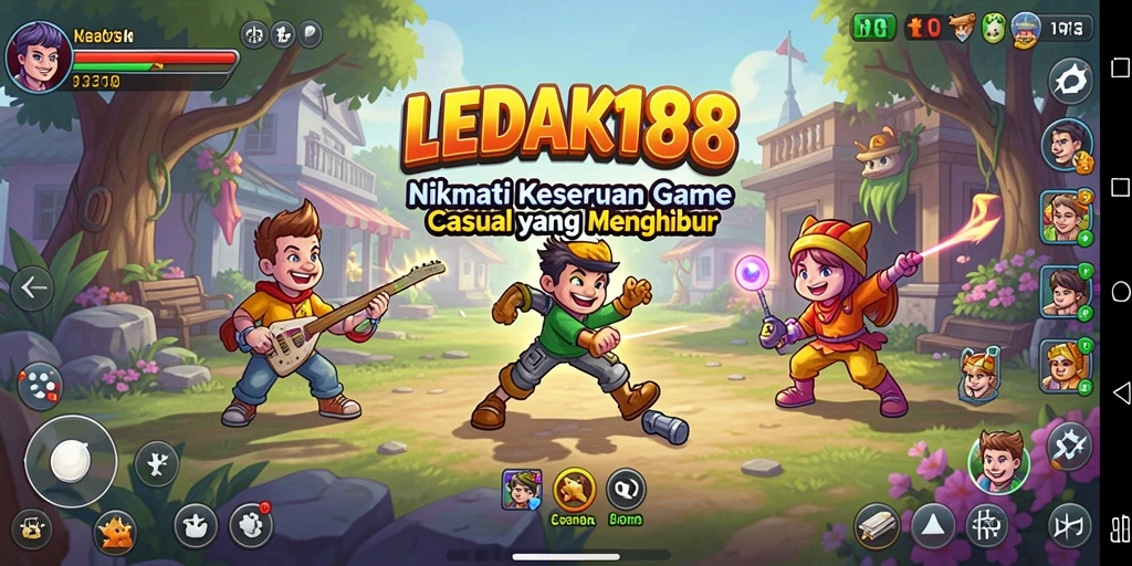 Screenshot gameplay LEDAK188 yang menghibur dan mendebarkan.