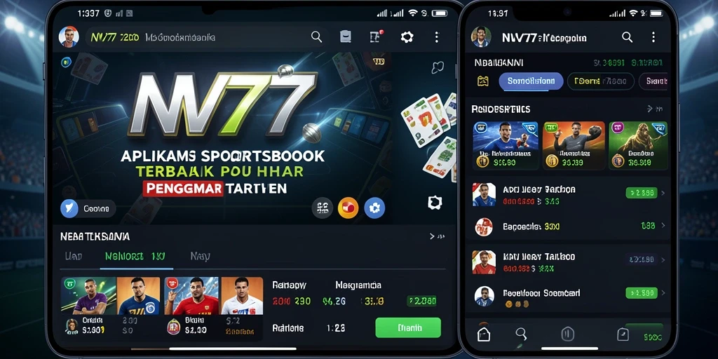 Tampilan gameplay Sportsbook NV77 yang menarik dan interaktif.