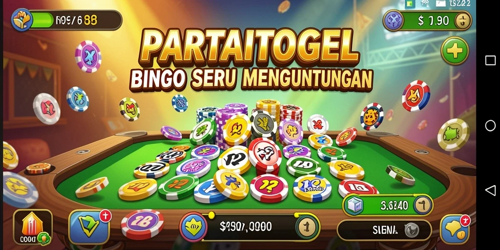 Tampilan permainan Bingo yang penuh warna dan menarik.