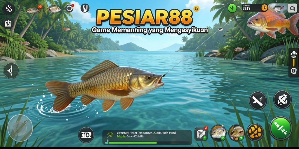 Tampilan gameplay PESIAR88 yang seru dan menantang.