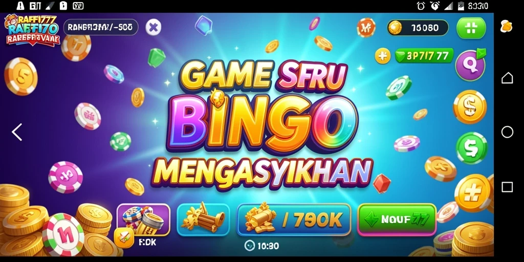 Tampilan gameplay seru dari RAFFI777 dengan banyak pemain bingo aktif.