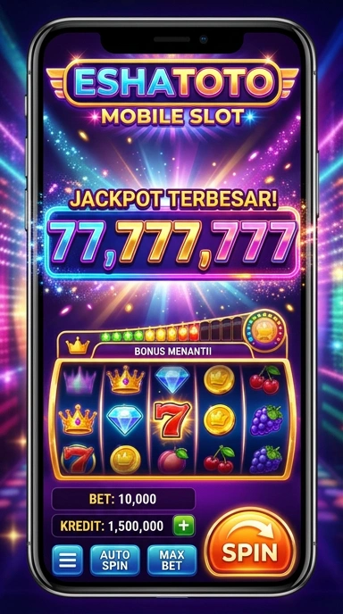 Tampilan antarmuka eshatoto yang intuitif.